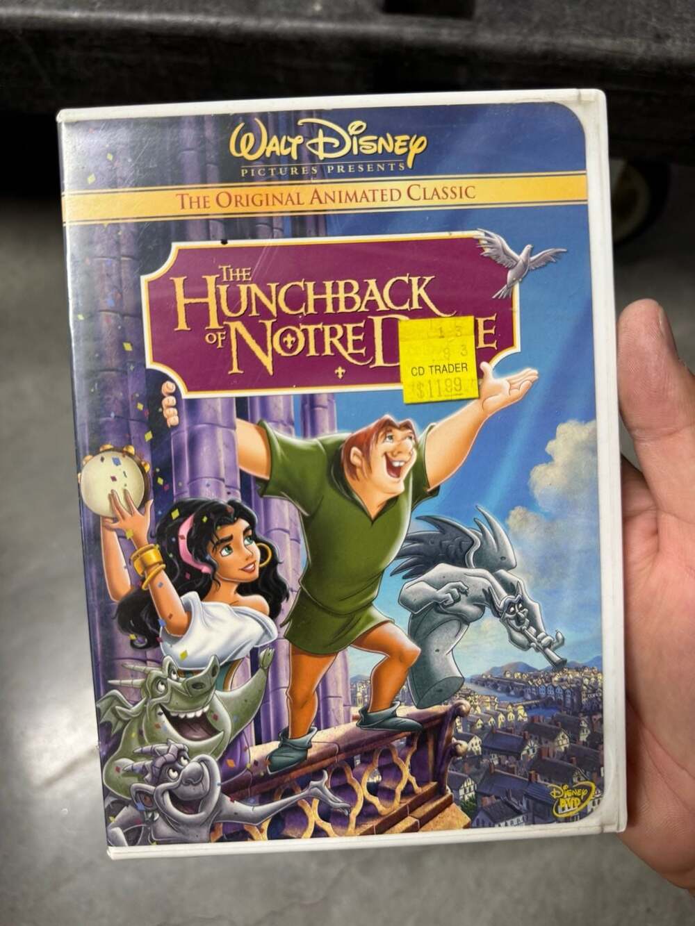 The Hunchback of Notre Dame (DVD, 1996, Walt Disney Pictures)